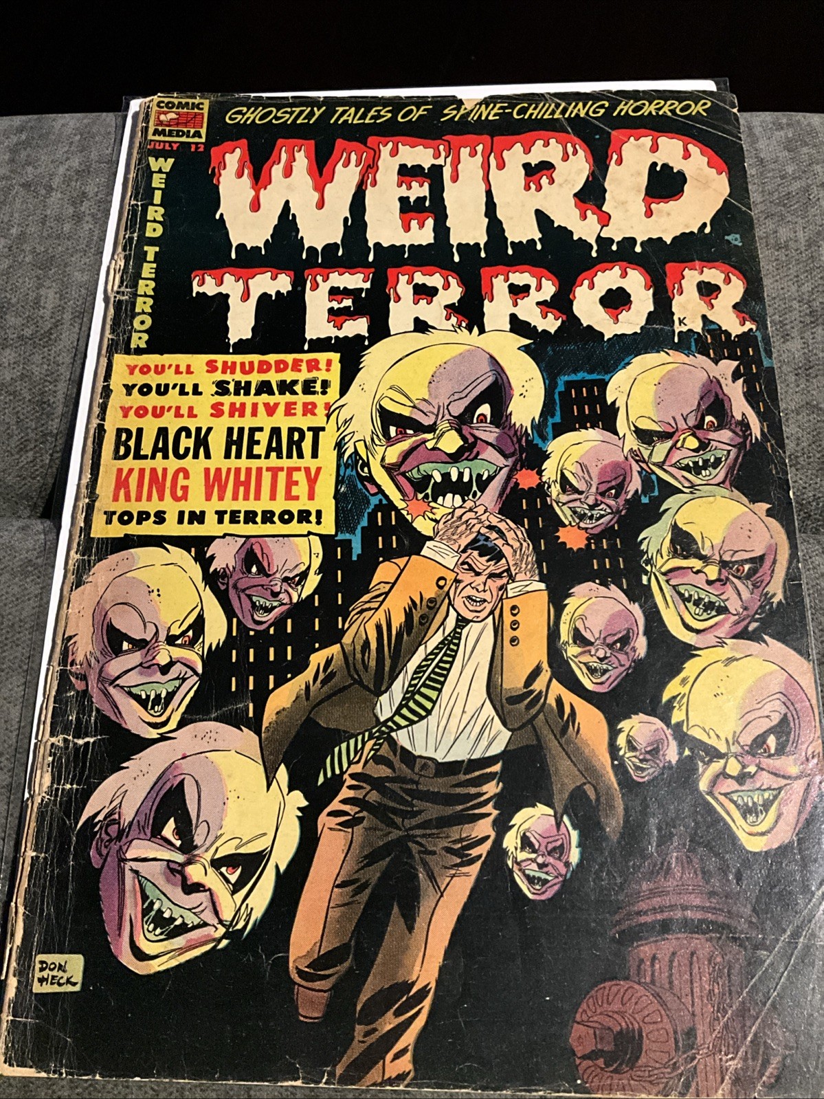 Weird Terror # 12 Don Heck Comic Media 1954