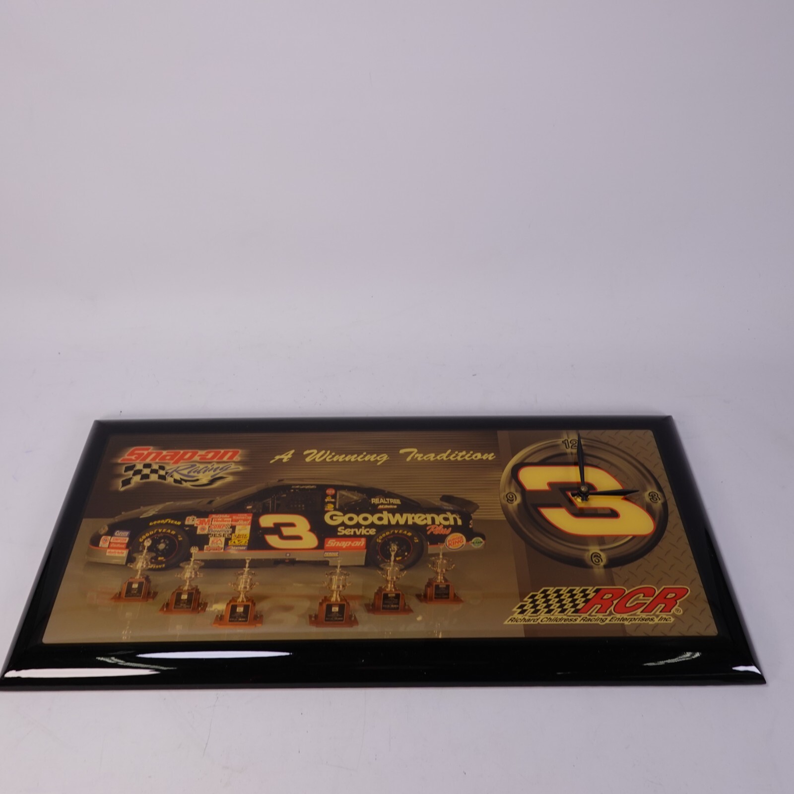 Snap On RCR #3 Dale Earnhardt Clock New Richard Childress Racing