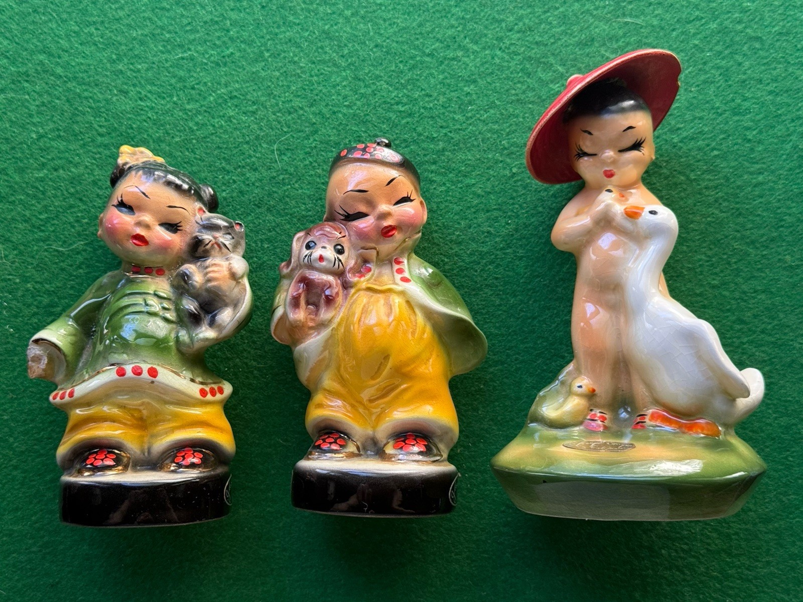 Josef Originals California 1950s Goose Girl, Wee Lin, Wee Ching Vintage Lot