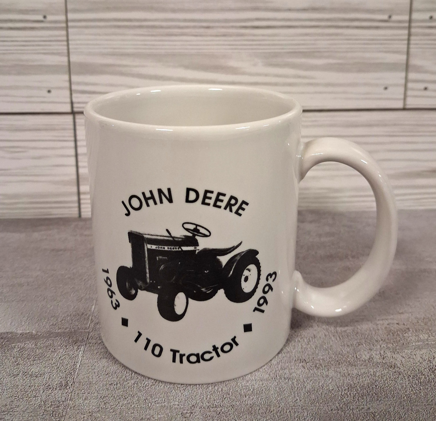 Vintage John Deere Coffee Mug 110 Lawn Tractor 1963-\'93 Commemorative Mugs 12oz
