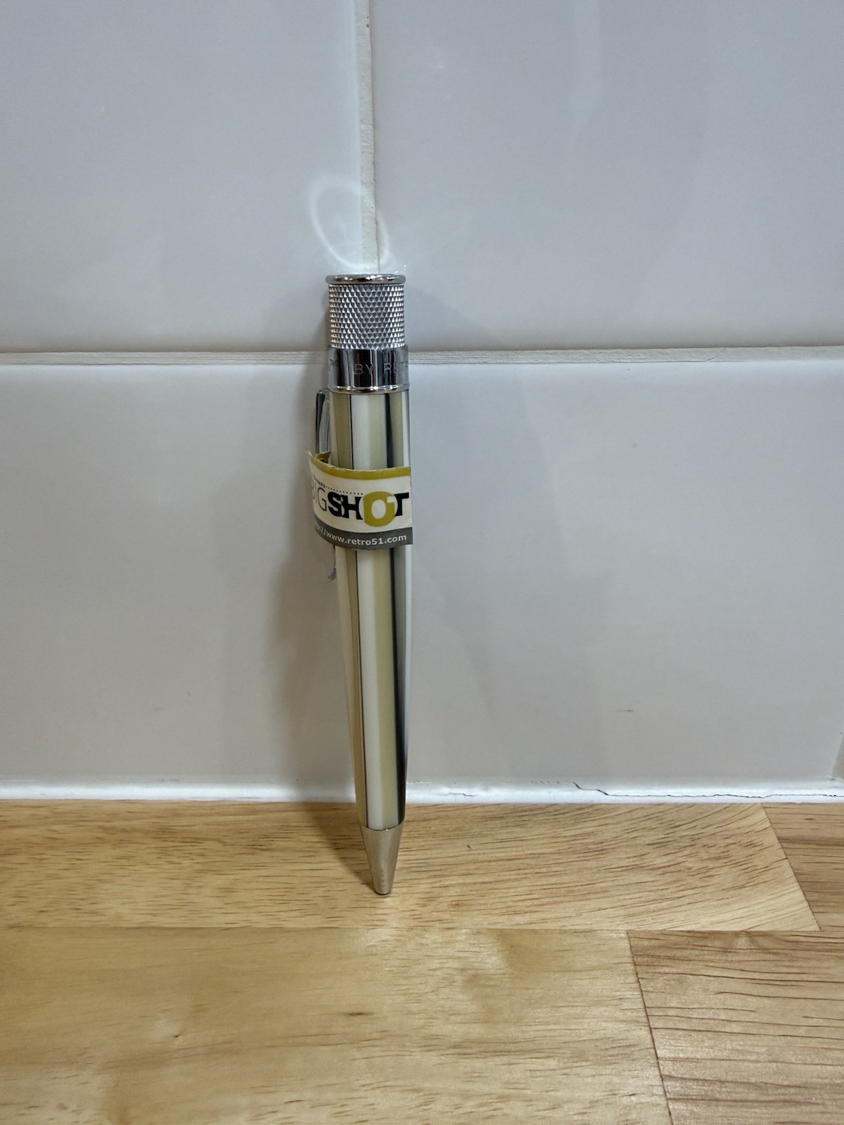 Retro 51 Tornado Big Shot Rollerball Pen - Black and White Stripe