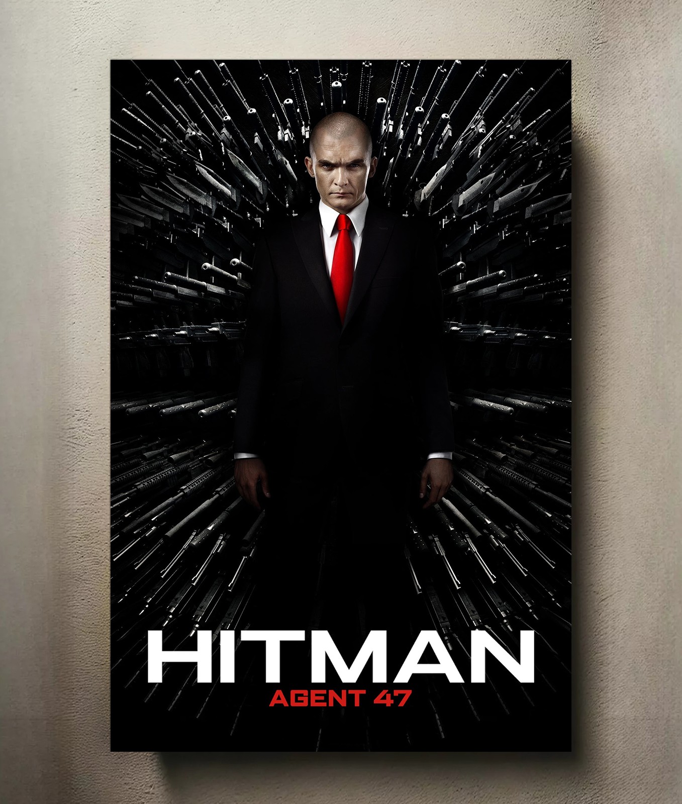 Hitman: Agent 47 8x12 Metal Movie Poster Sign