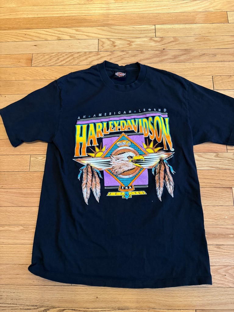 Vintage Harley Davidson An American Legend T-Shirt Size Large