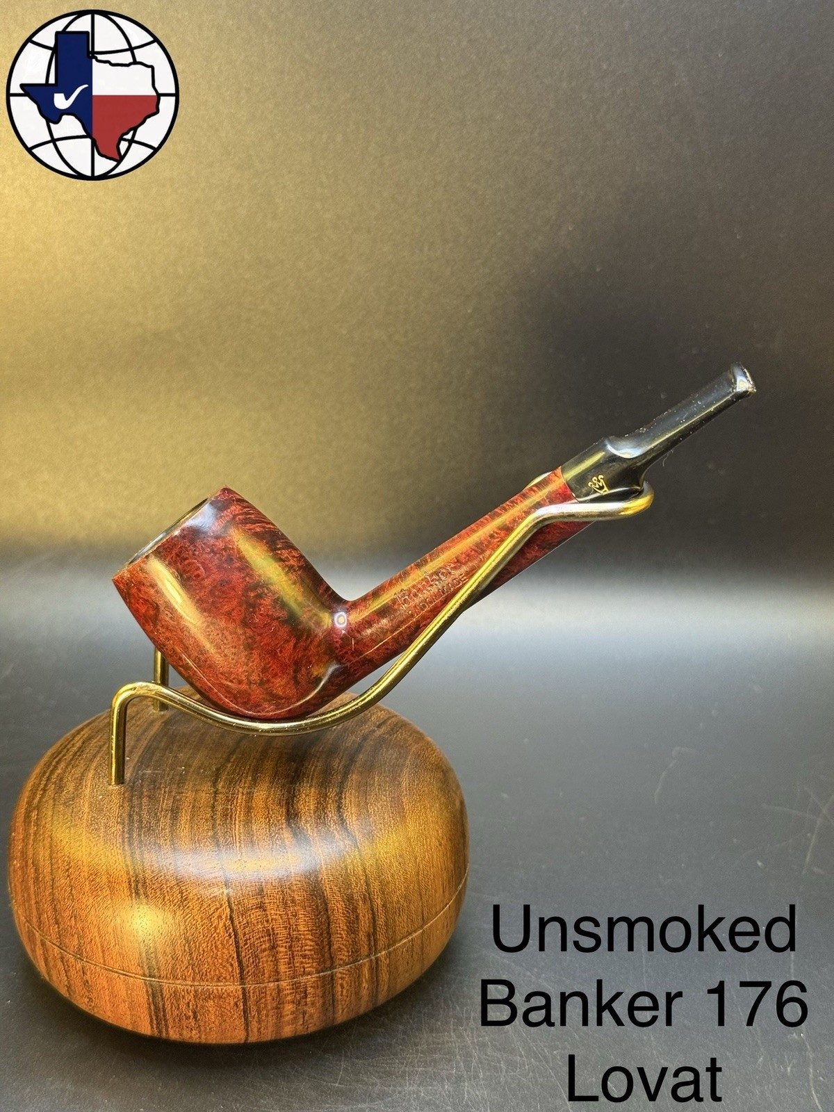 Vintage Unsmoked Banker 176 Lovat Tobacco Pipe