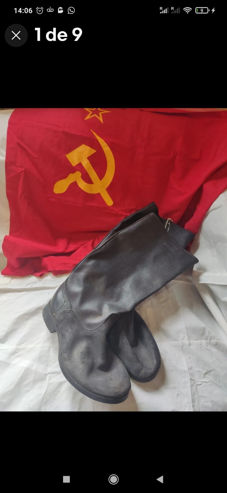КОСФО 🇷🇺 Russia Military boots vintage 1990s Soviet style. 277C 43. US Men's10