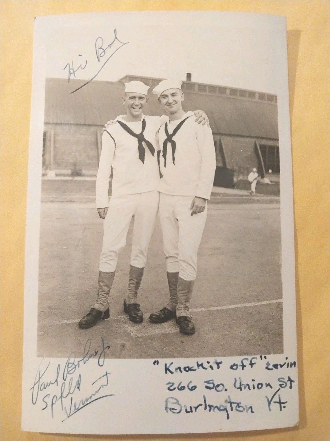 Vintage World War II Navy Post Card
