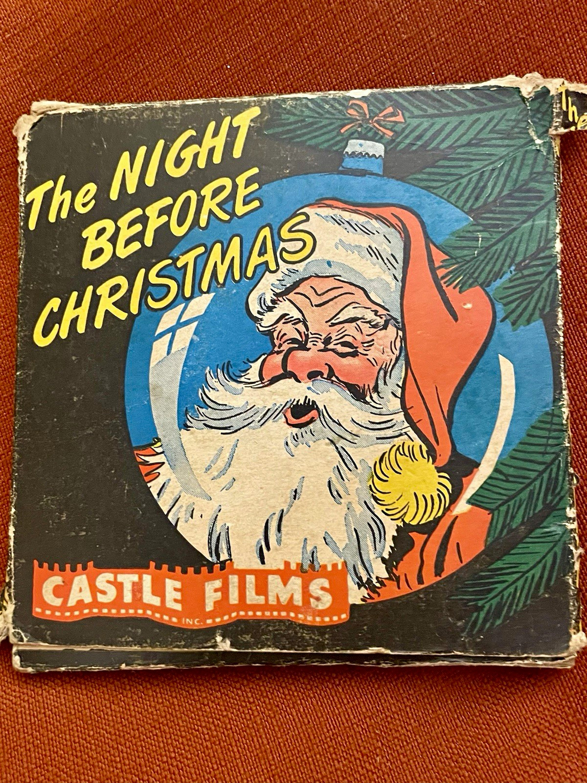 Vintage Christmas/Castle Films The Night Before Christmas 8mm Silent Film 