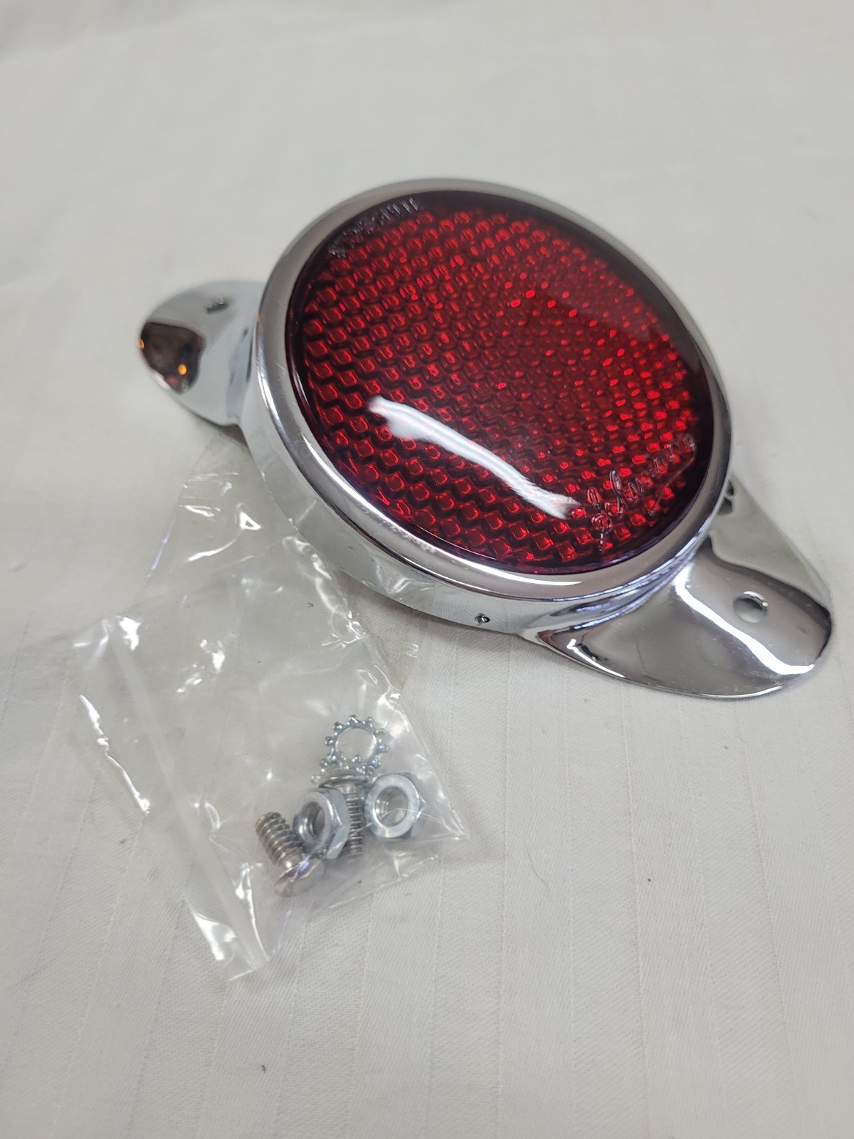 Prewar & Postwar Phantom & Autocycle Deluxe Glass Reflector, Schwinn Approved