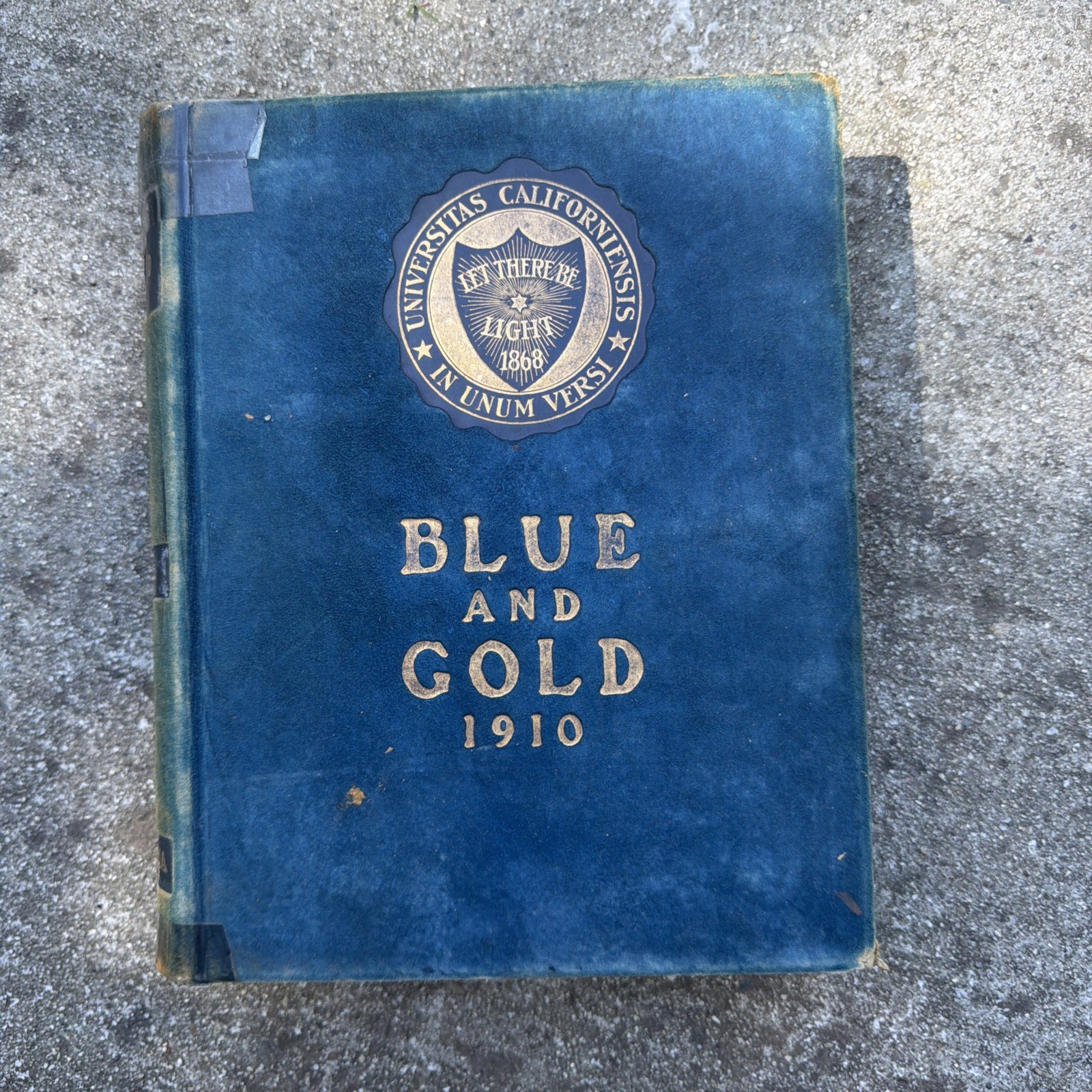 Vintage Yearbook UC Berkeley Cal Blue And Gold 1910 Campus Buildings History