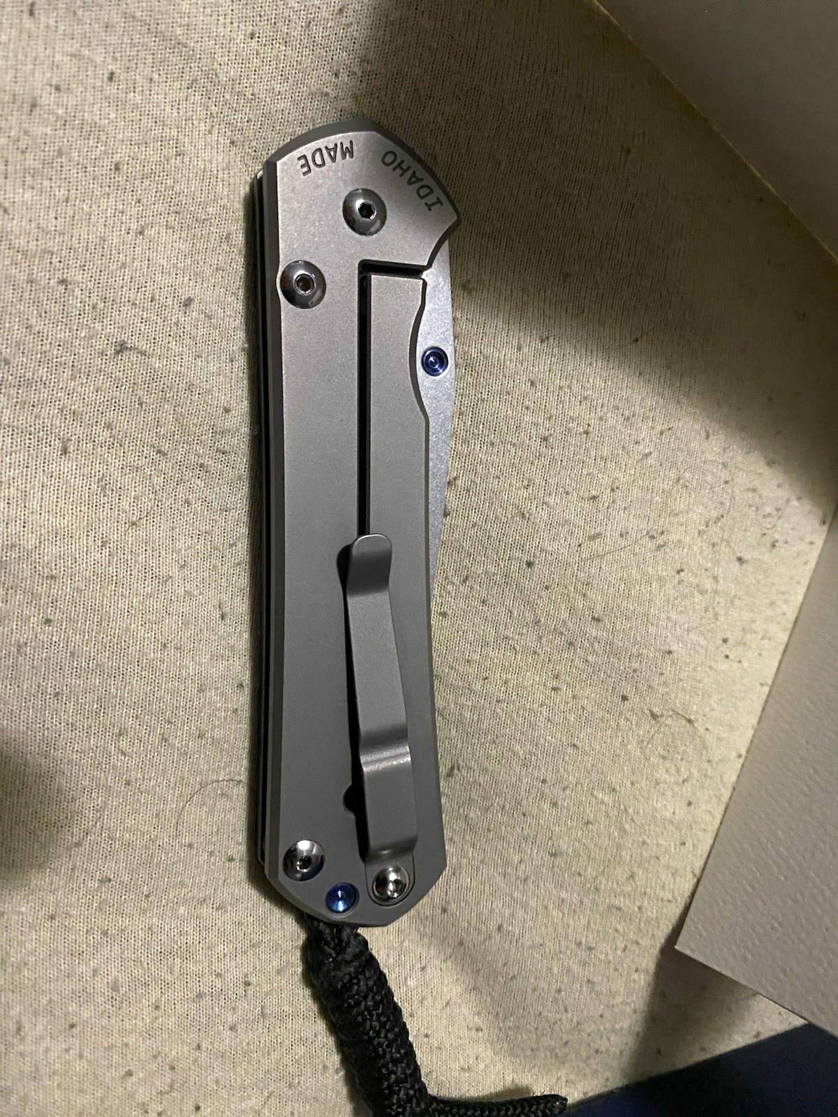 Chris Reeve Knives Sebenza Folding Pocketknife CPM MagnaCut Blade, Ti Handle
