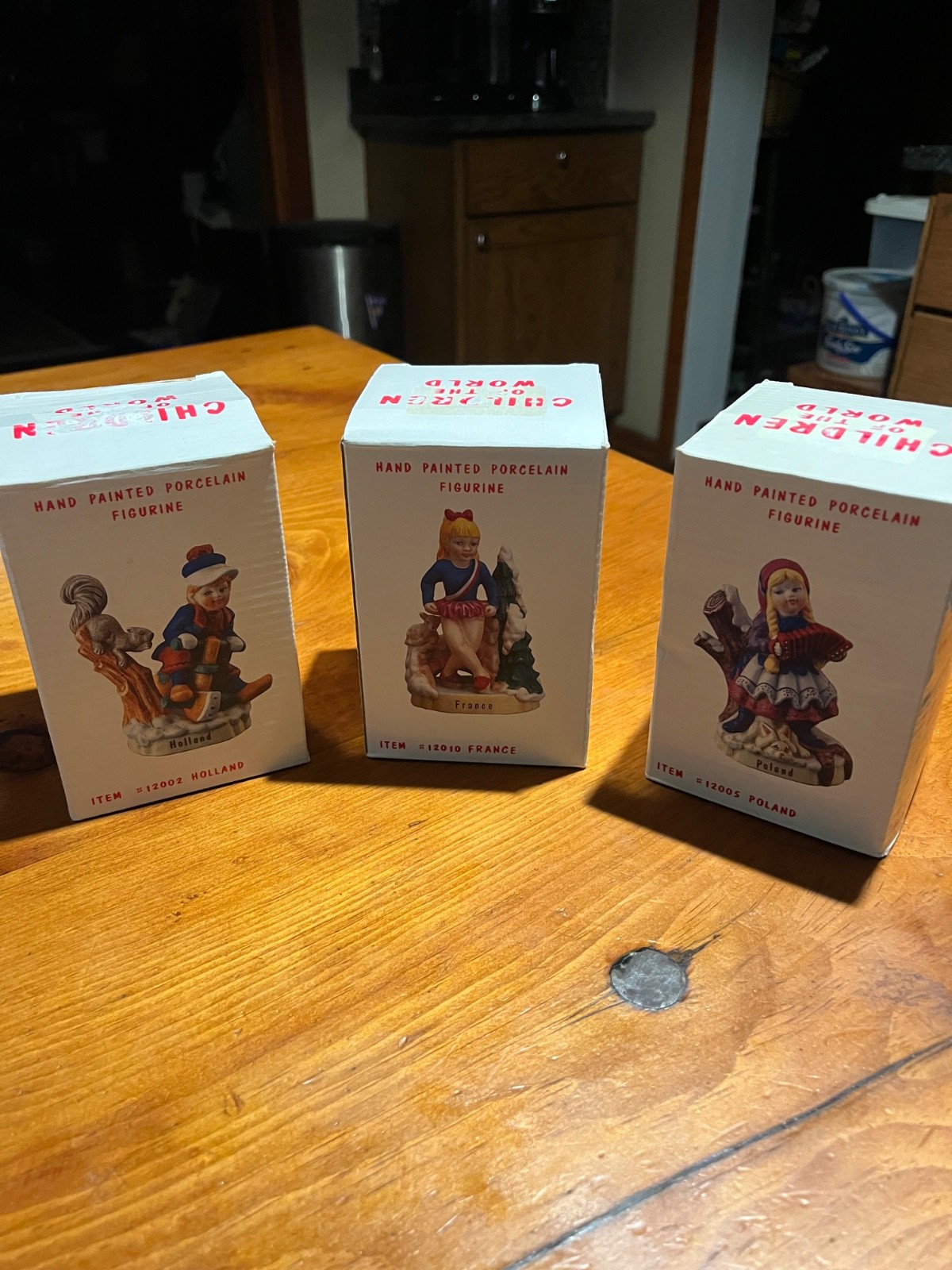 Vintage 1992 RSVP Children of the World Porcelain Figurines Lot of 3 NOS NIB