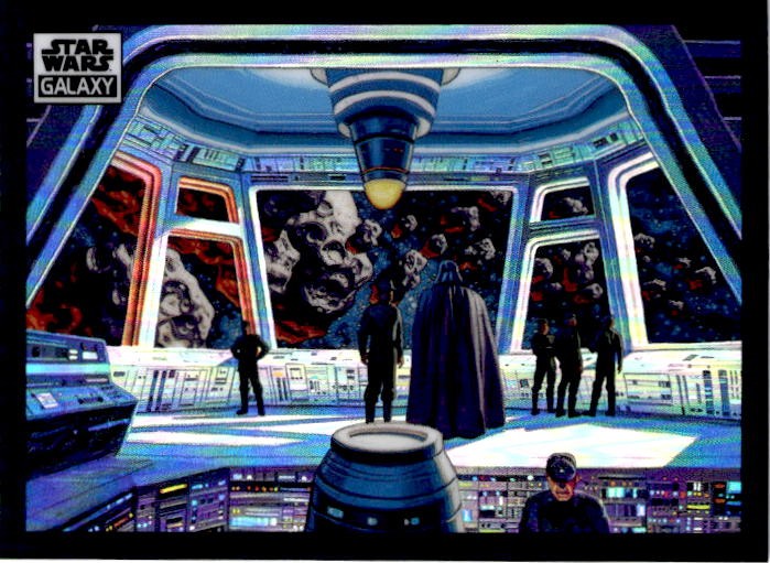2022 Topps Chrome Star Wars Galaxy #41 Aboard the Bridge Refractor