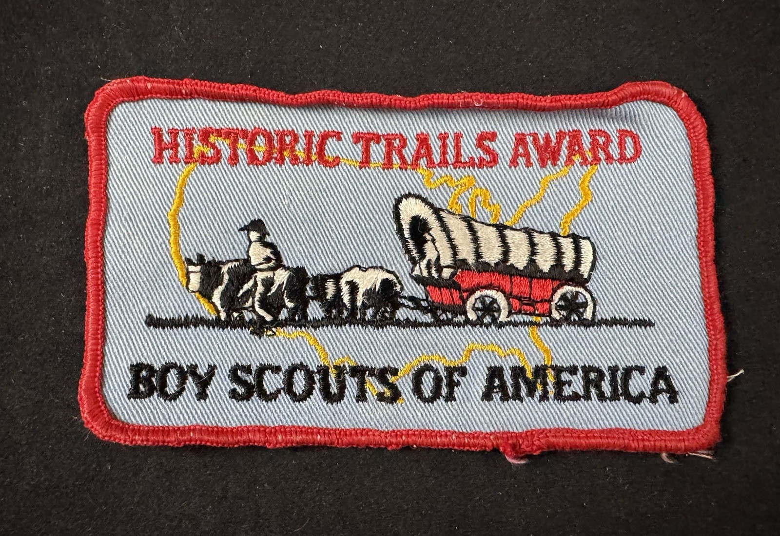 Vintage Boy Scouts of America BSA Historic Trails Award Patch