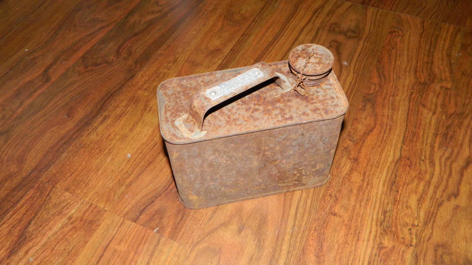 Vintage German Wehrmacht Oil Can Tin Container MG 34/42 WWII WW2