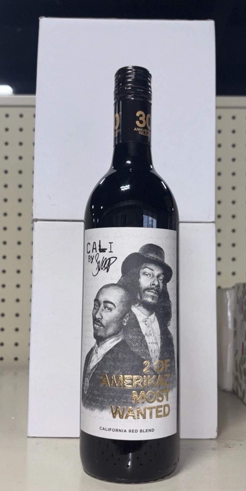 TUPAC Snoop Dogg 19 Crimes 30th Anniv Limited Release Bottle 2Pac Death  G2U