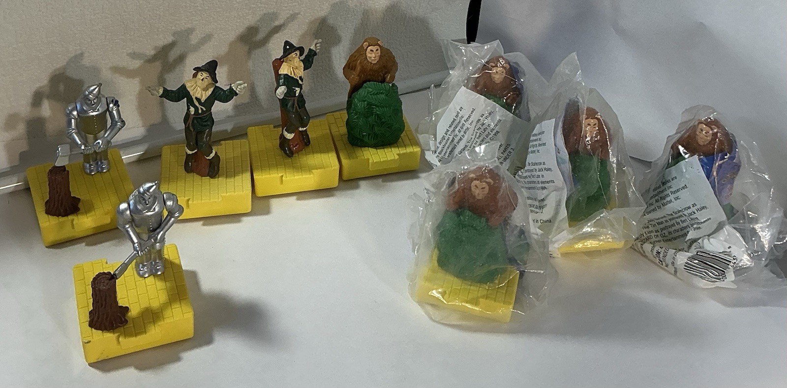 Vintage Wizard of Oz Interlocking Moving Toy 1997 Blockbuster Duplicates 4 MIP
