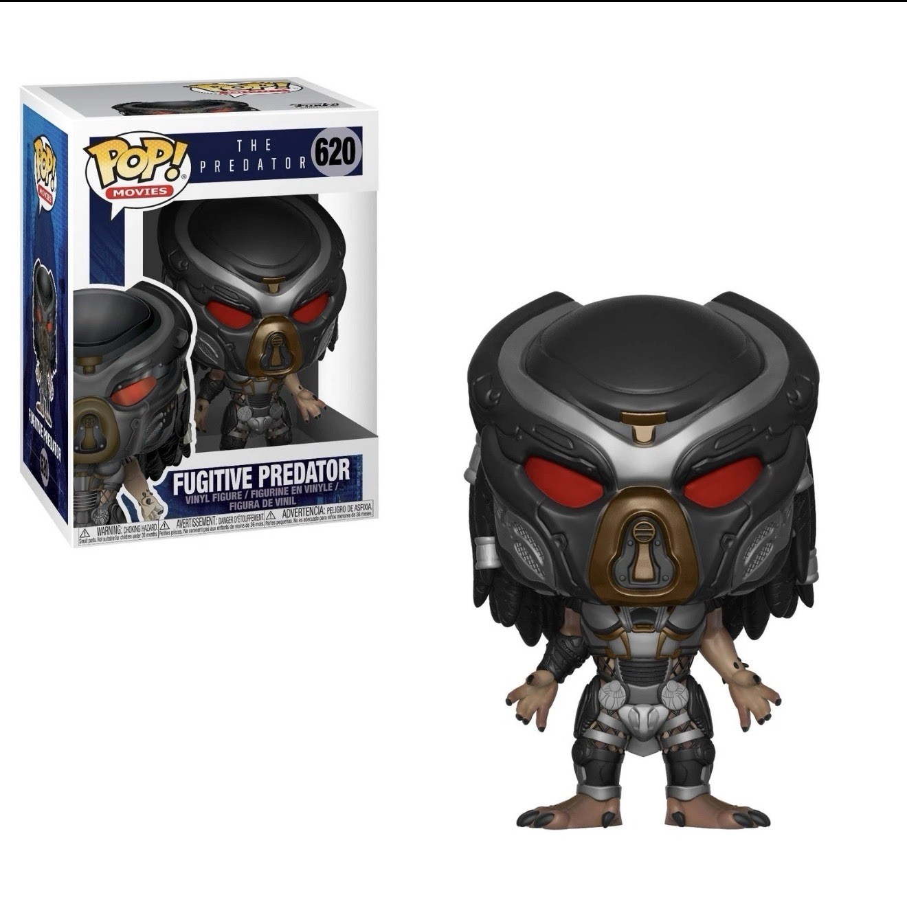 Funko POP Movies: The Predator Fugitive  #620 W/ Protector