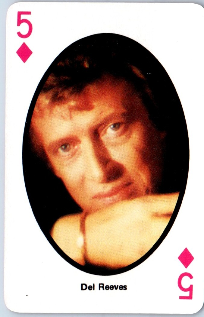 Del Reeves The Best of Country Playing Trading Card 1982