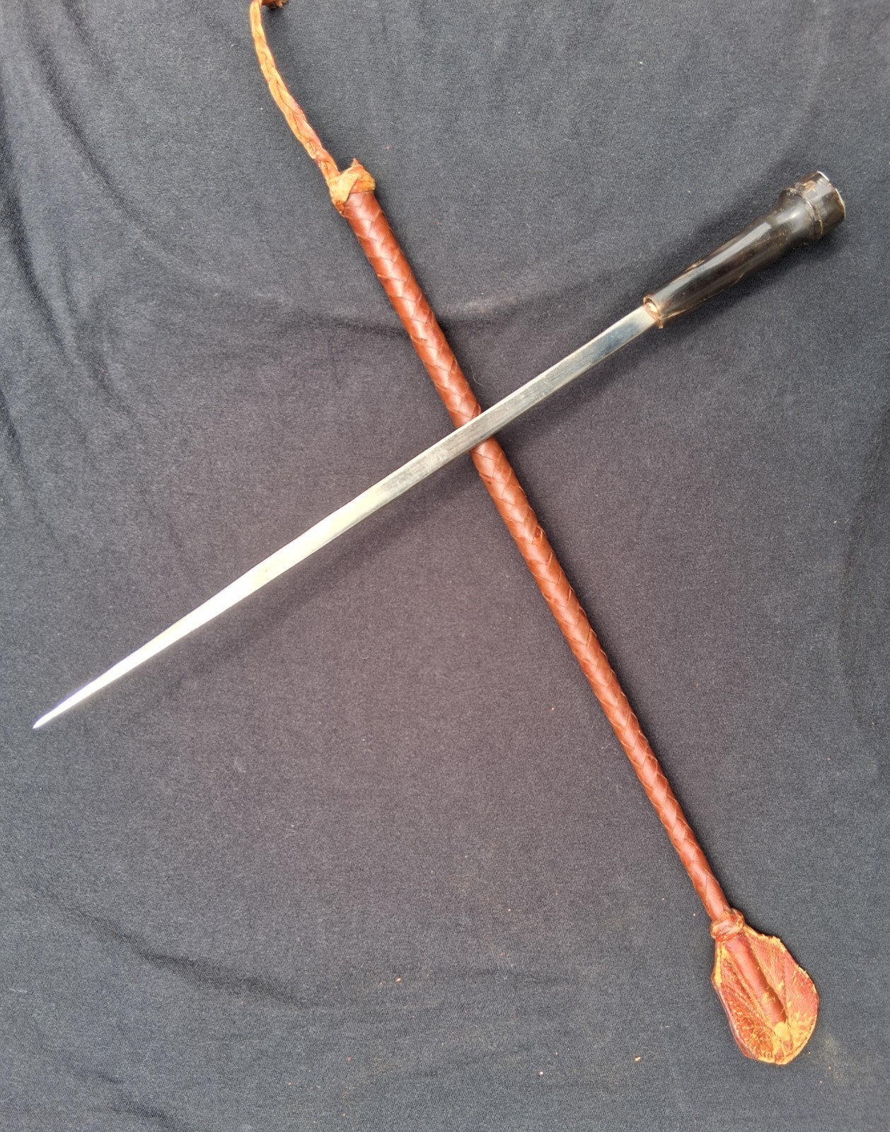 Antique Victorian/Edwardian Equestrian Novelty Sword Crop – Hoof & Horseshoe
