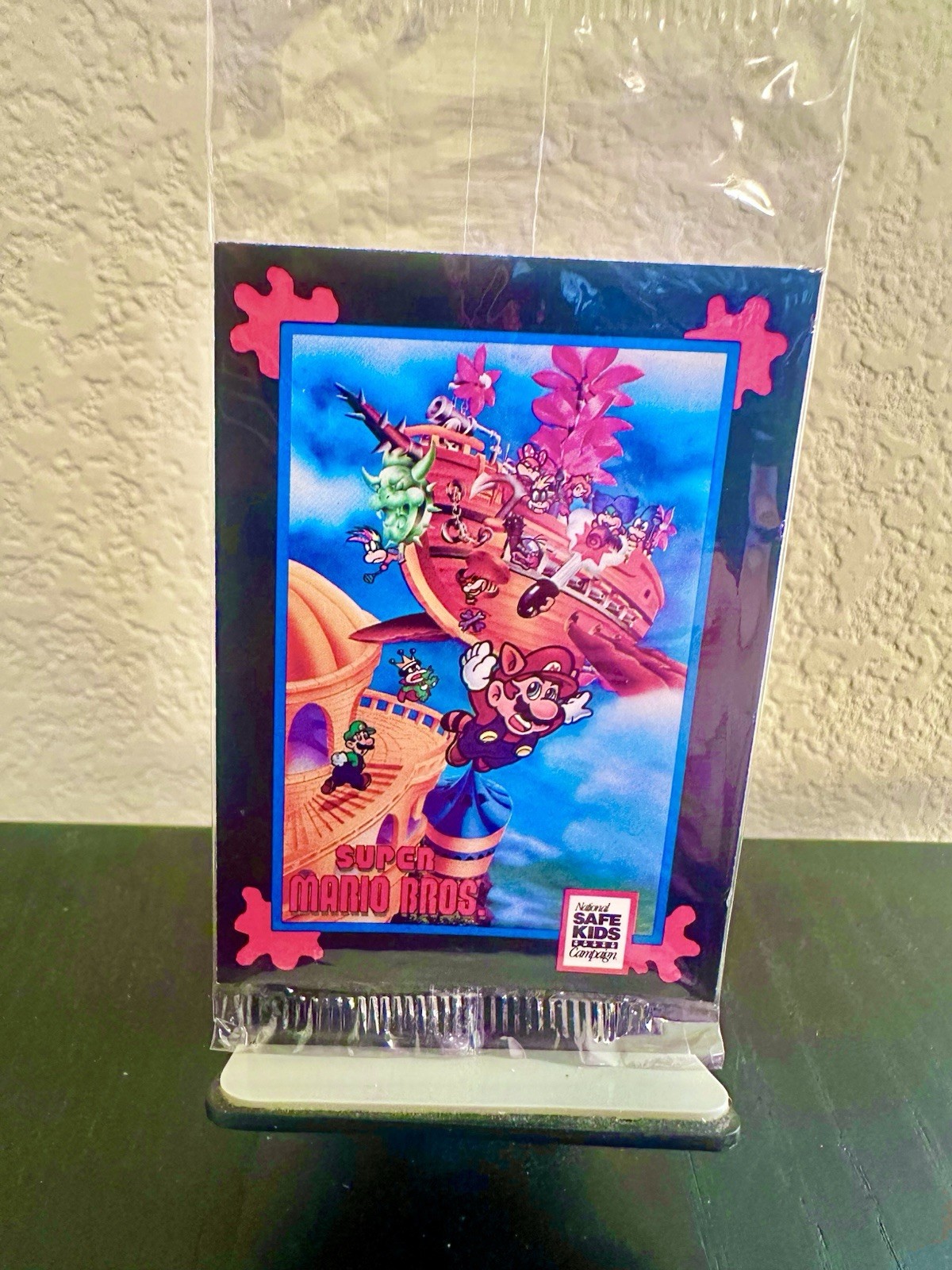 1991 Nintendo Super Mario Impel Safe Kids Sealed Promo Lot 3 Cards