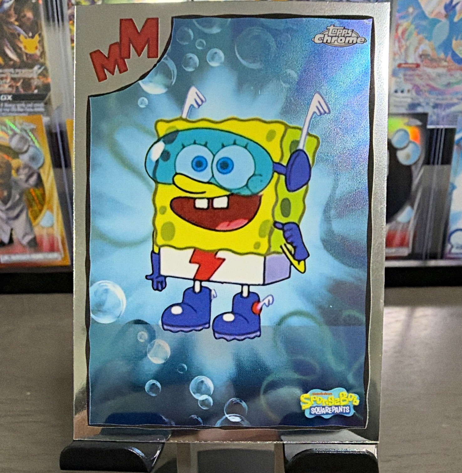 2025 Topps Chrome SpongeBob The Quickster M.M. Insert MB-15