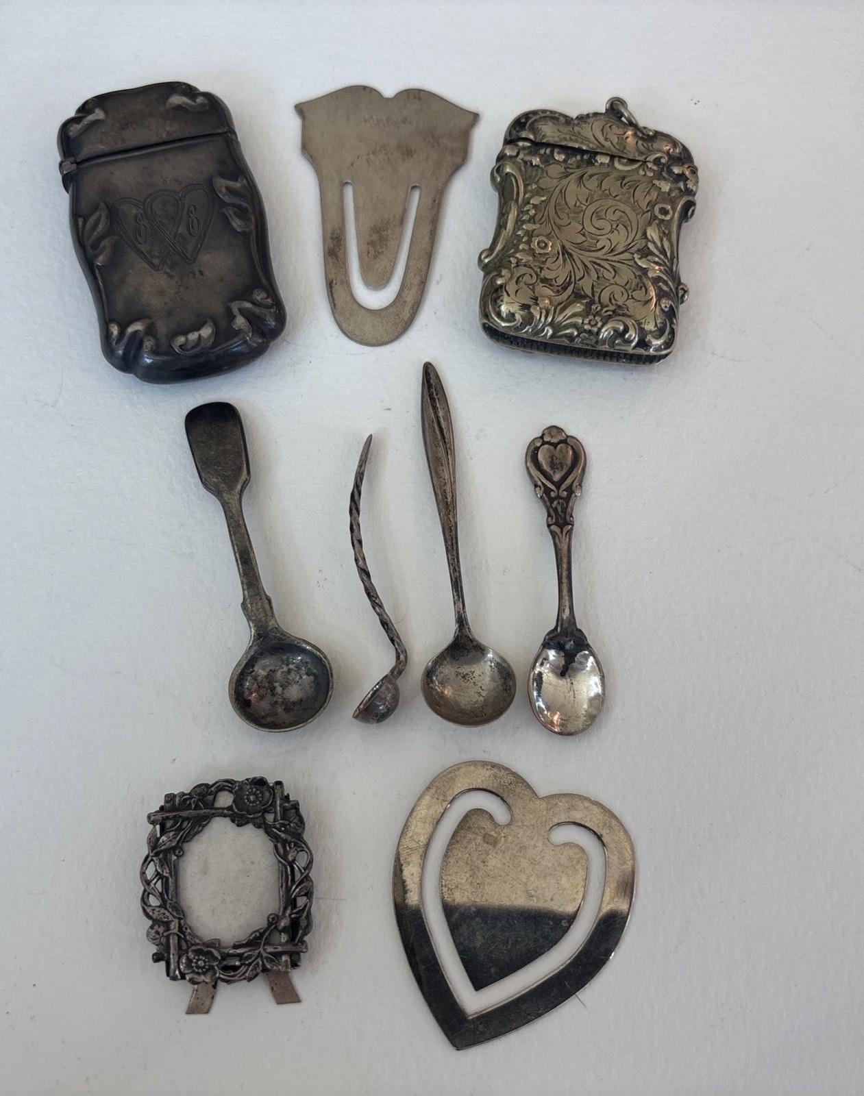 Group of Miscellaneous Vintage Estate Items Sterling Silver NICE