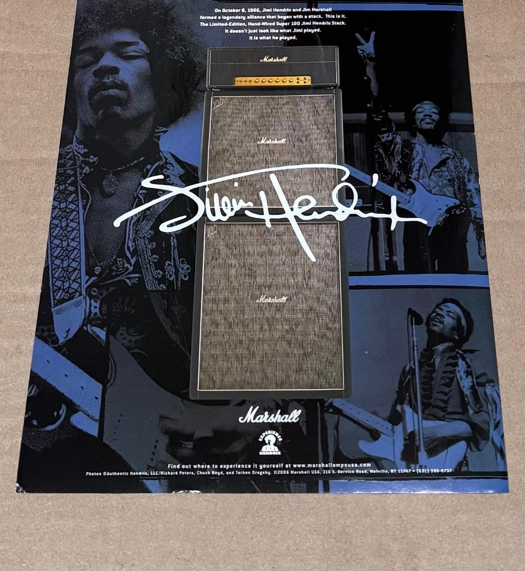 MARSHALL AMPS - Jimi Hendrix - 2007 Print Advertisement