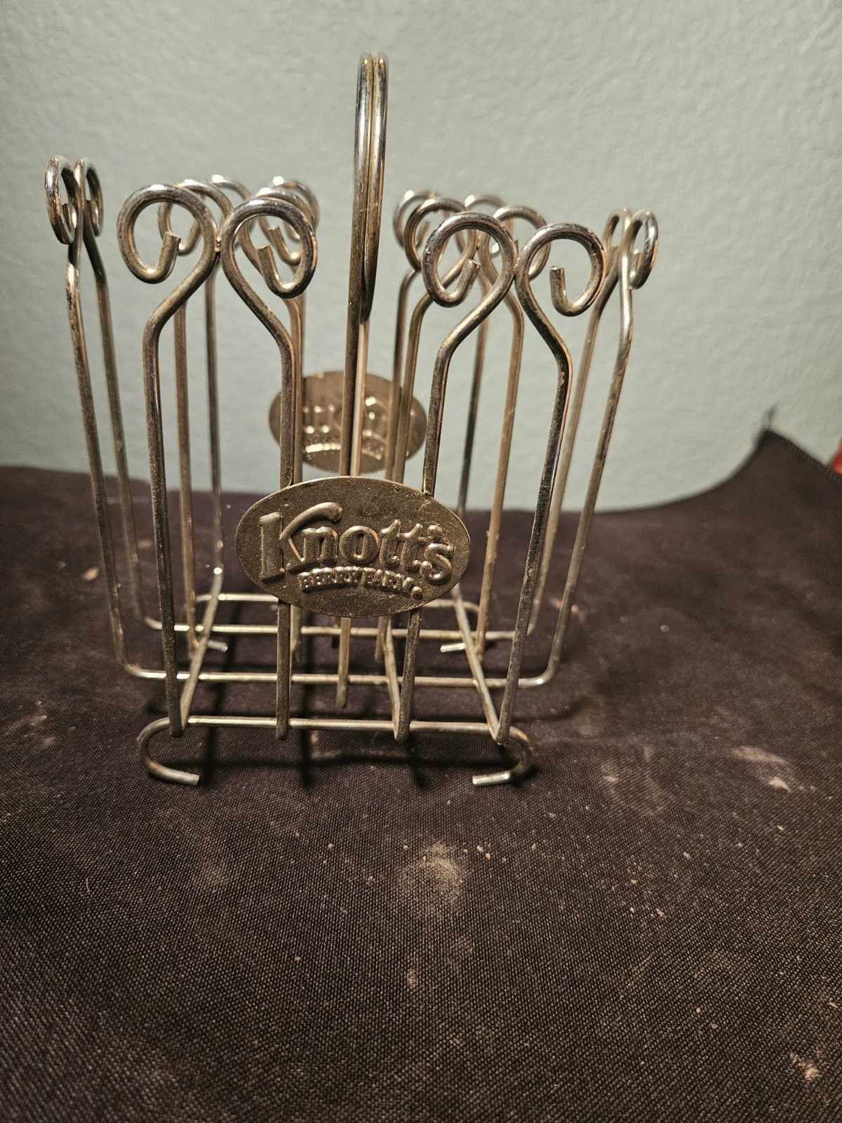 Vintage Knott s Berry Farm Restaurant Jam/Condiment/Menu Holder *NOS*
