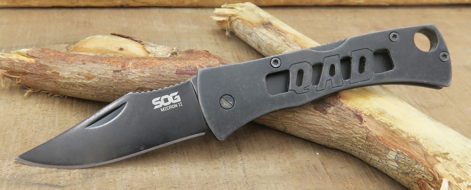 SOG Micron II QAD Folding Pocket Knife