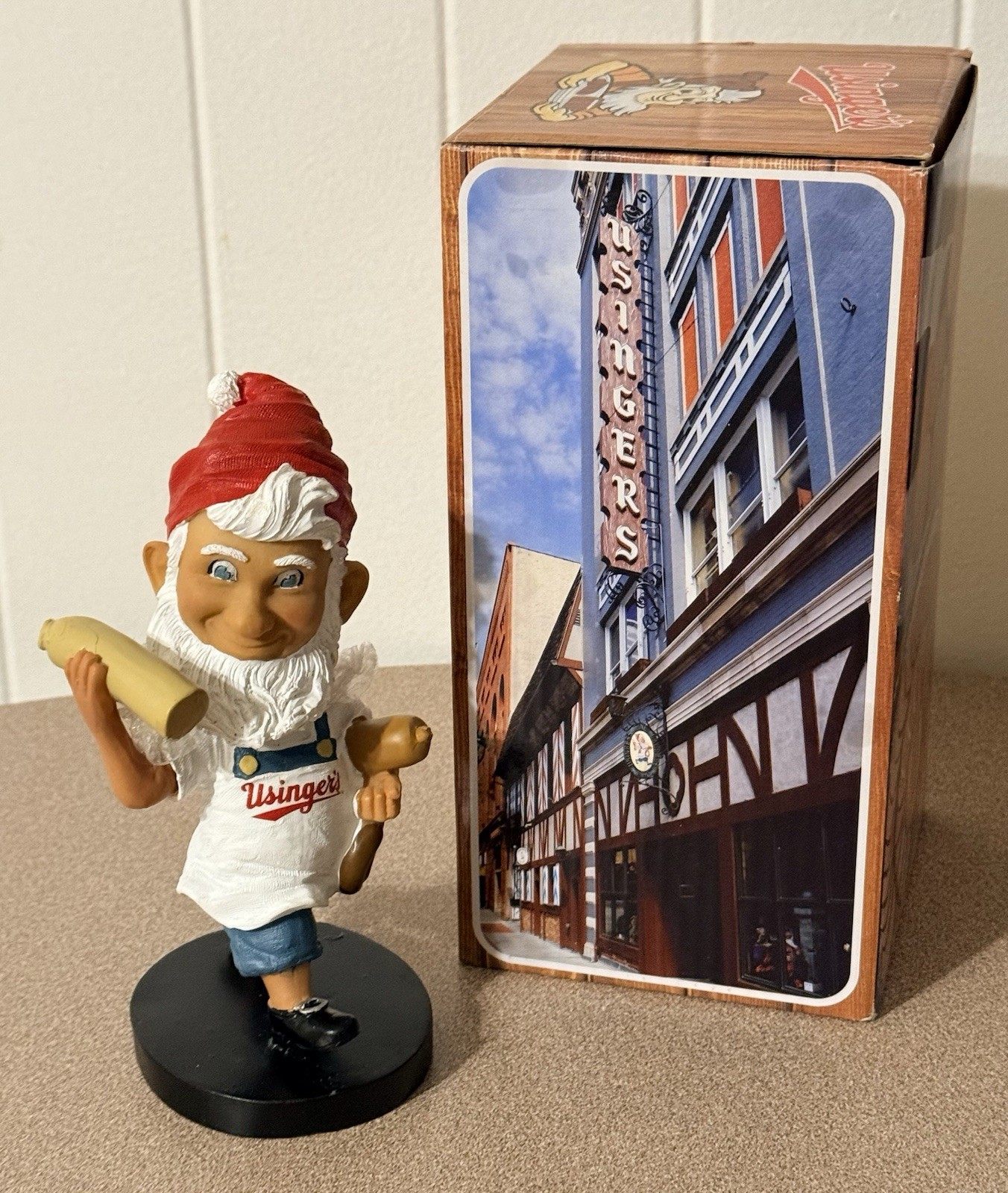 Usinger's Sausage Limited Edition Elf BOBBLEHEAD w/ Box MILWAUKEE