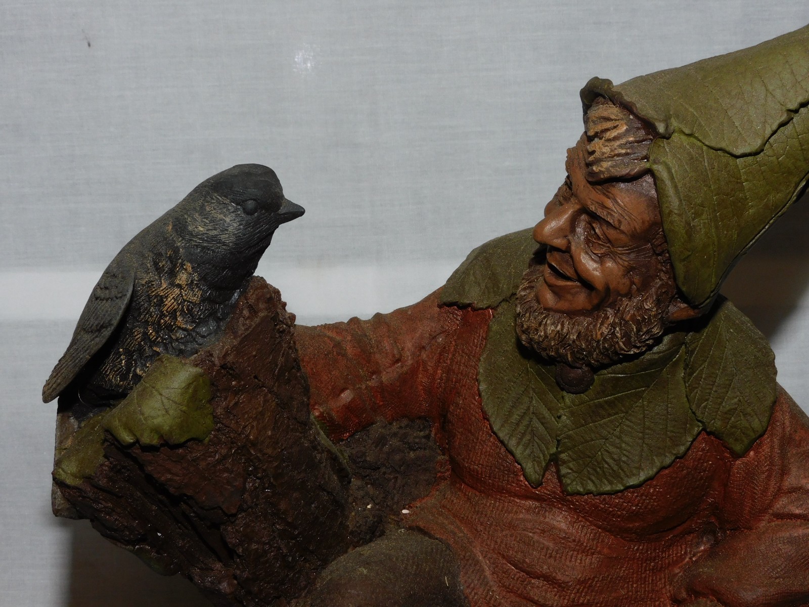 VINTAGE TOM CLARK GNOME FIGURINE FOSTER BIRD FEEDER 9