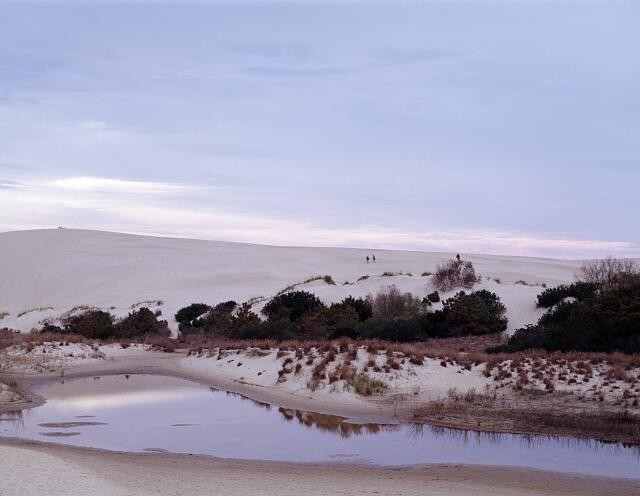 Nags Head North Carolina Jockeys Ridge State Park 1980s Sand Dunes Lake