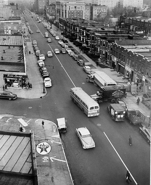 18th Avenue looking east toward Ocean Parkway from East Second Str .. Old Photo