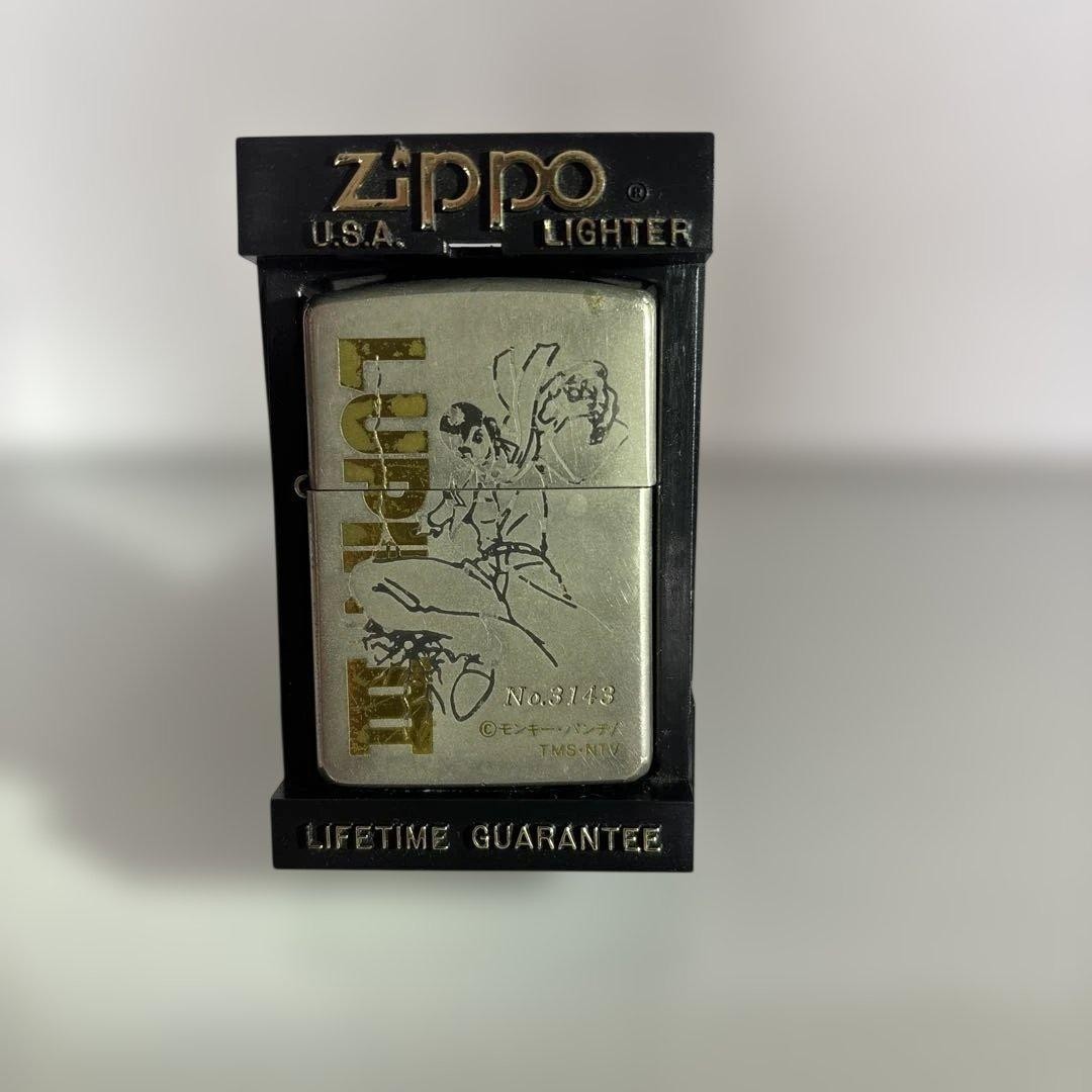 Zippo lighter, Lupin III, serial number 3143, manufactured in 1995.