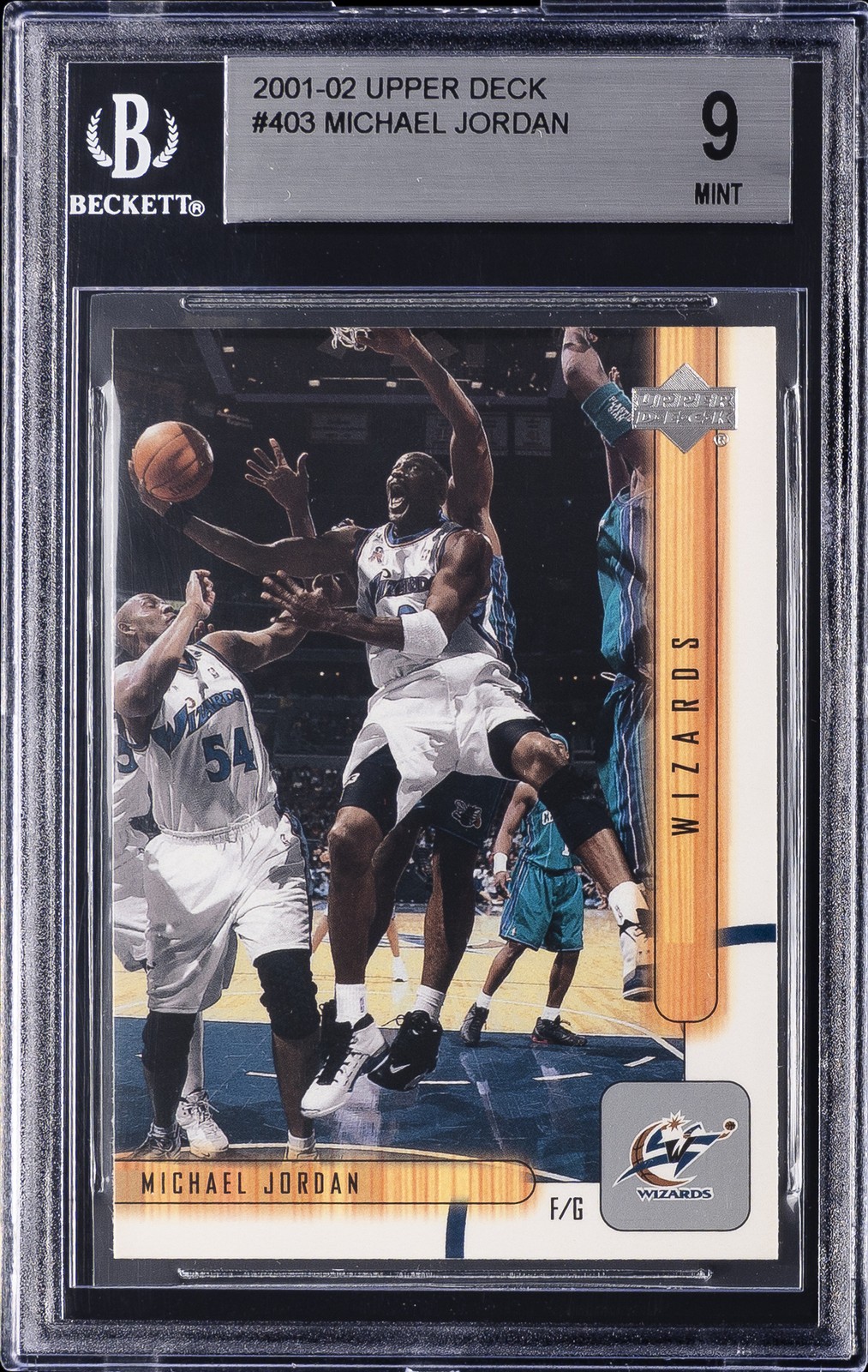 2001-02 UD #403 MICHAEL JORDAN BGS 9