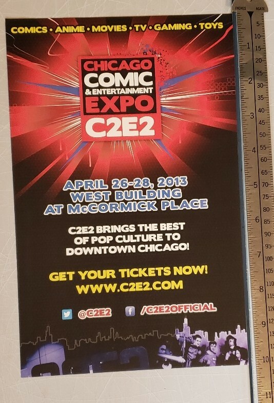C2E2 2013 RARE Print Advertisement 