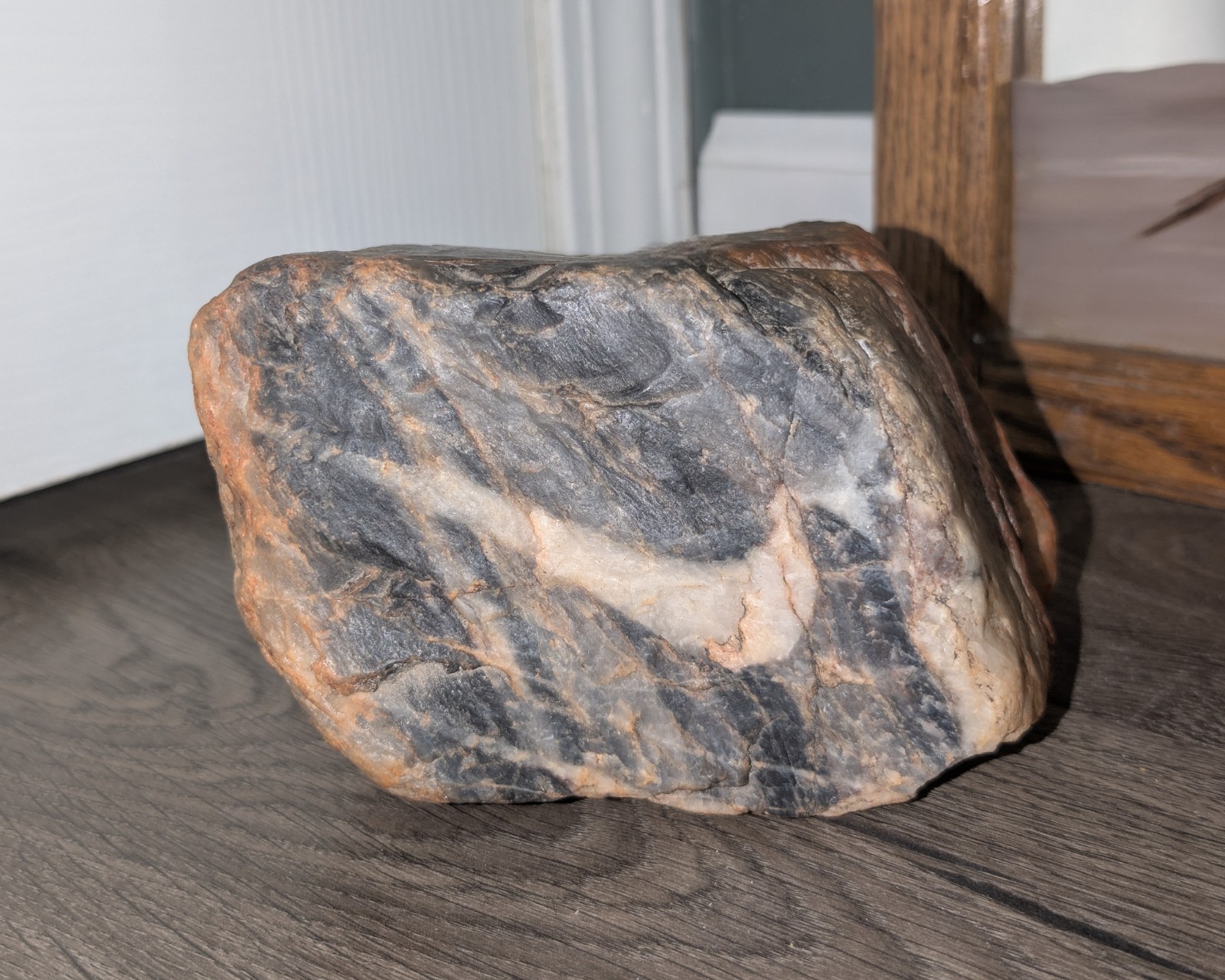 Unique Collectible Stone Extremely Rare Natural Rock Nike Swoosh Shape
