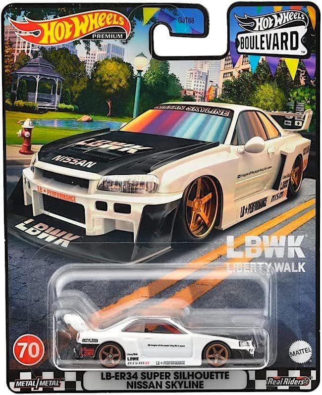 HW Boulevard LB-ER34 Super Silhouette Nissan Skyline White