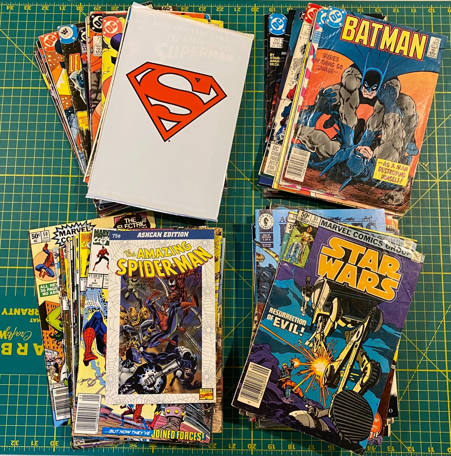 Marvel DC Comic Lot Spider-Man Batman Superman Thor Star Wars Key