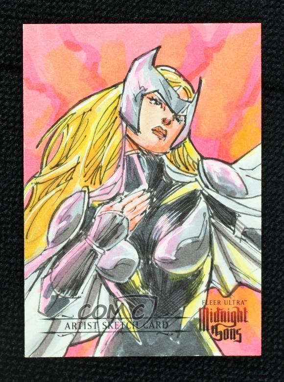 2023 Fleer Ultra Midnight Sons Midnight 1/1 Don Mark Noceda Auto Sketch 1l80