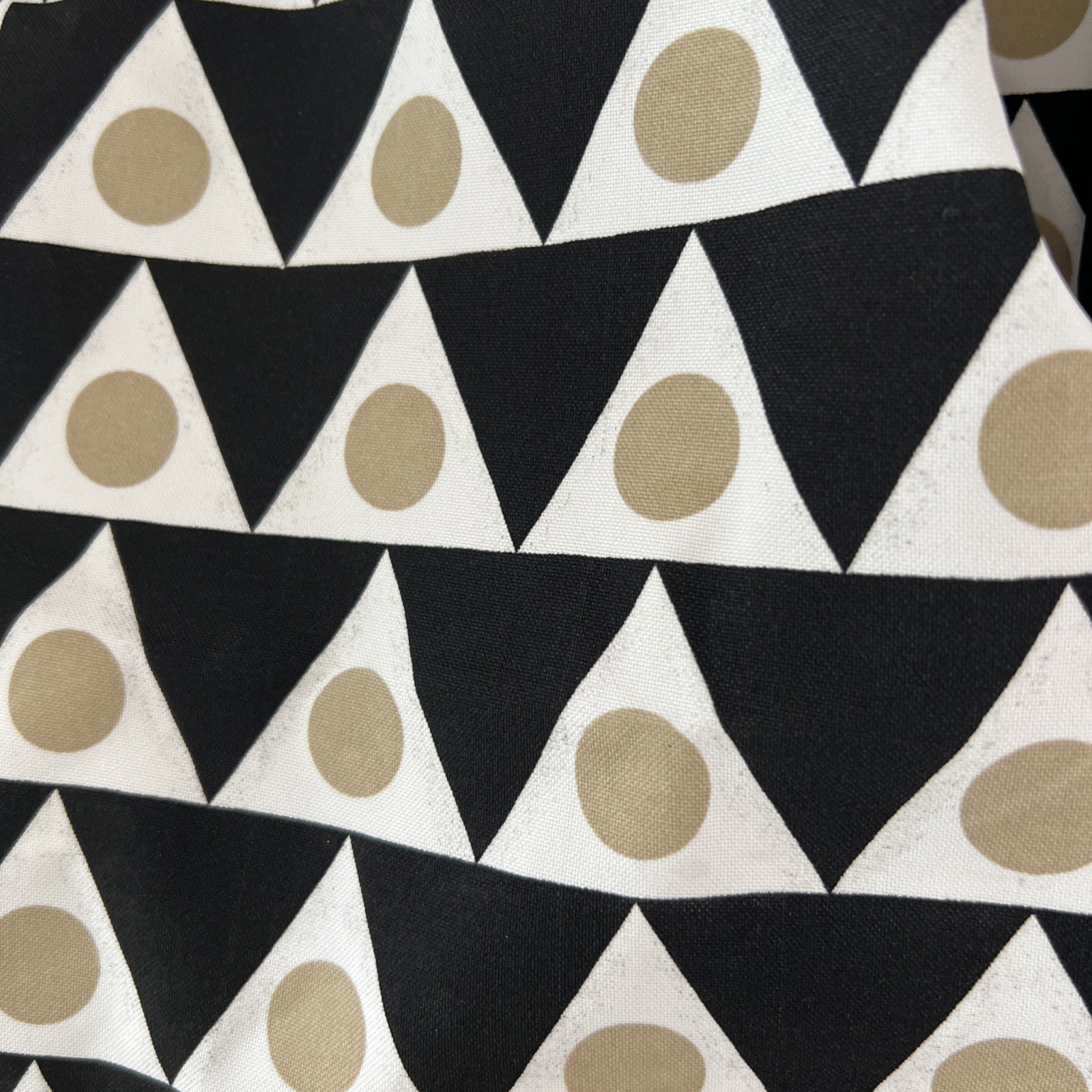 SCHUMACHER Pennant a print designed black, beige& White . 43x58 inches