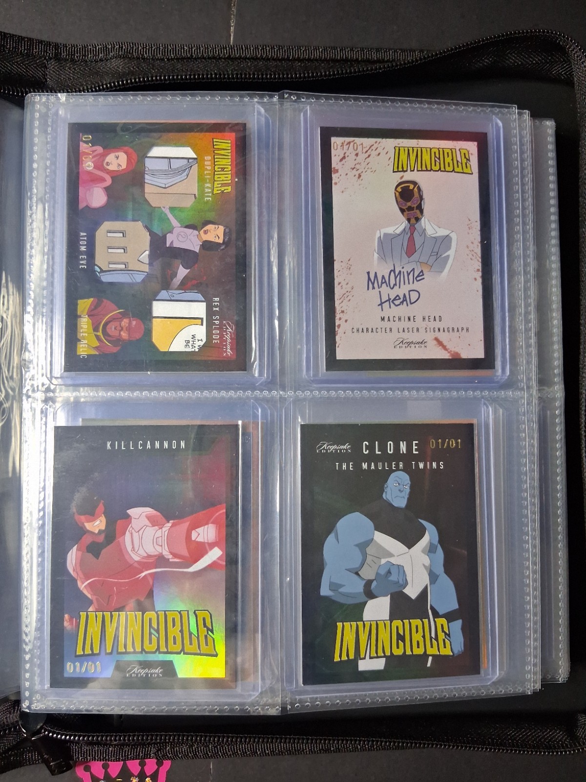 Invincible Season 1 Numbered Lot(80) 1/1s, /10s, Full TopLoader Binder Ultra Pro