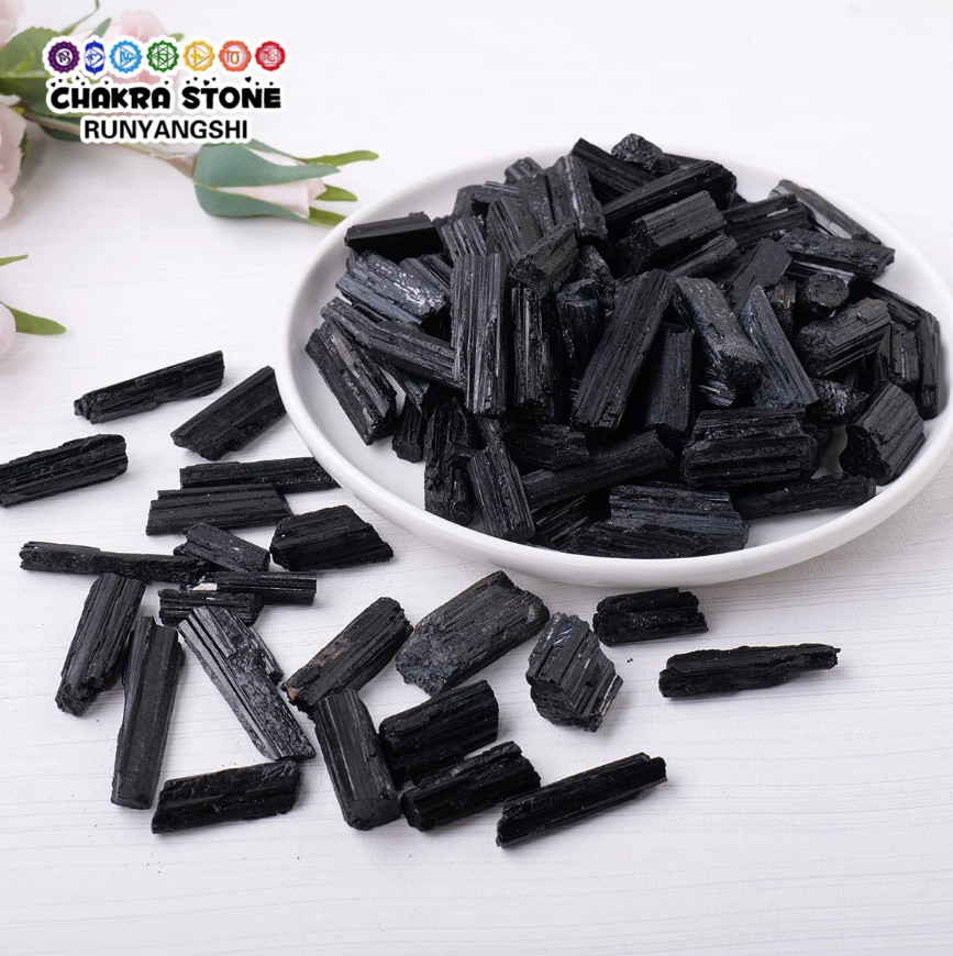 1pc 50g Black Tourmaline Raw Stone – Natural Crystal Reiki Healing Mineral - NEW 1pc 50g Black Tourmaline Raw Stone – Natural Crystal Reiki Healing Mineral - NEW