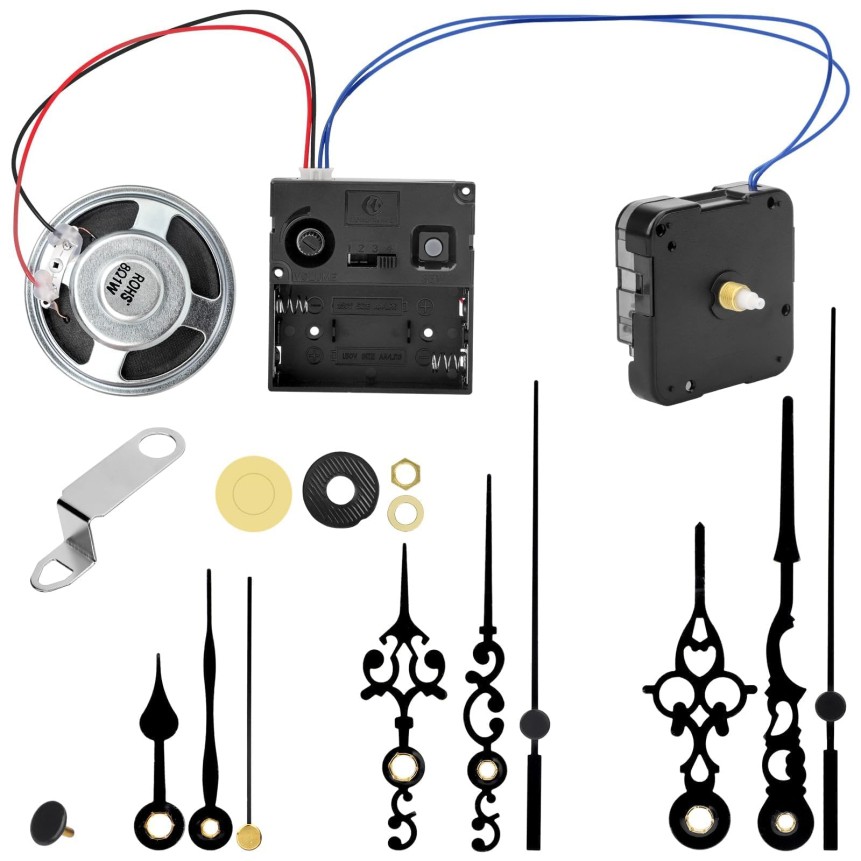 EEEKit Chiming Clock Mechanism Replacement, Battery Motors with Chime Melody Hou