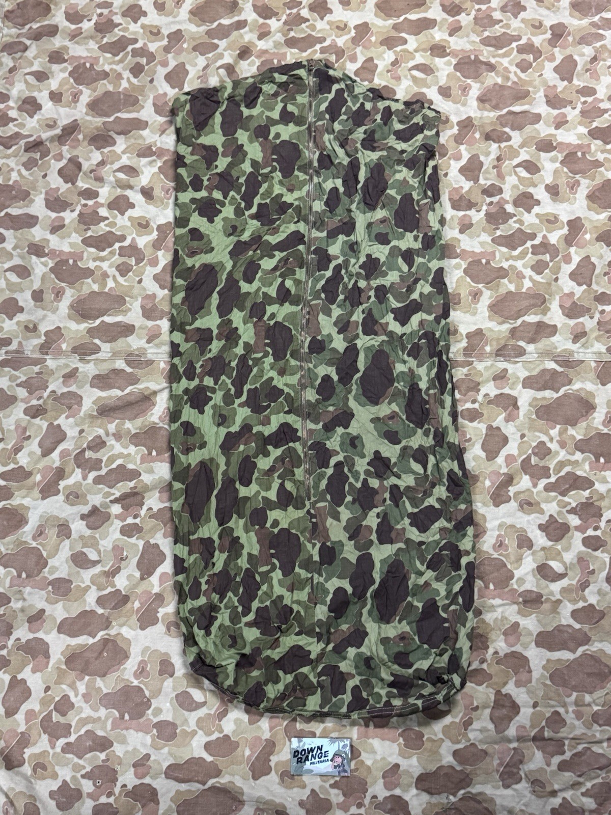 Vintage 1950’s U.S. Marine Corps Frogskin Camouflage Garment/Uniform Bag