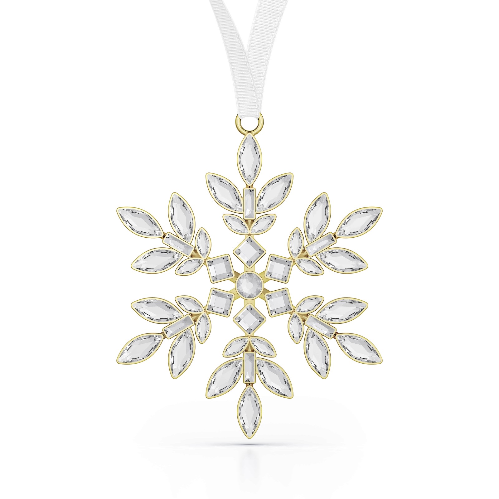 Swarovski Crystal Gema Holiday Ornament, Crystal, White, 5742098