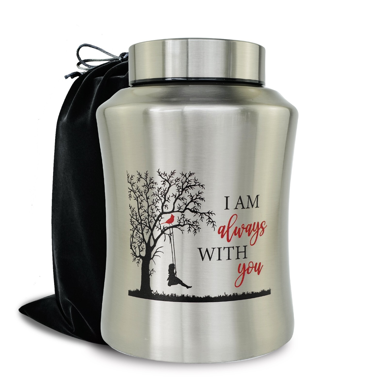 Large Cremation ForeverLove Urn for Adult Male Female Man Women Ashes with Pouch
