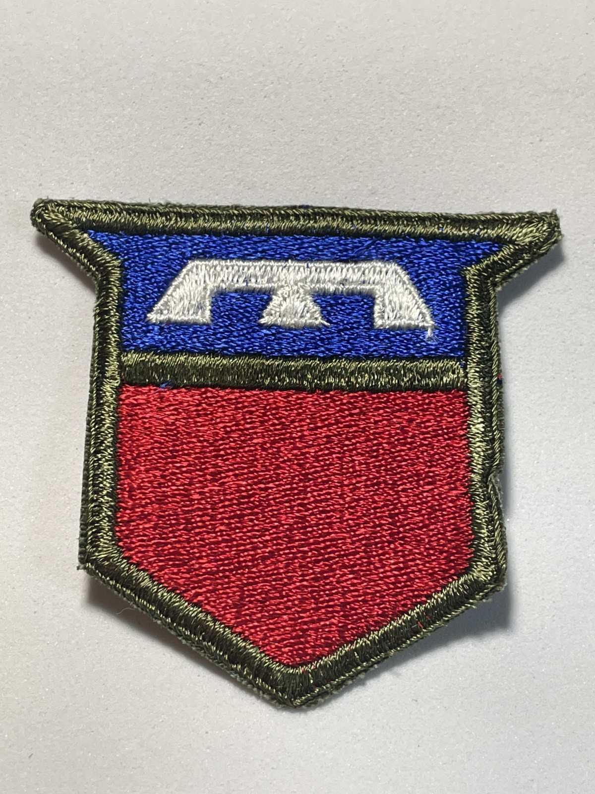 Vtg Original WW2 US Army 76th Infantry Division Patch OD Border #100726-1