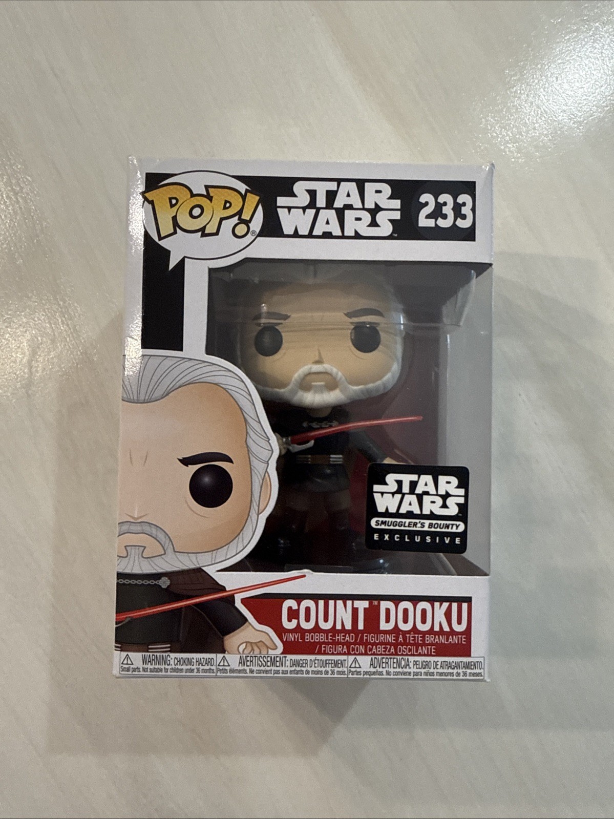 Star Wars Count Dooku #233 Smuggler's Bounty Exclusive Funko Pop