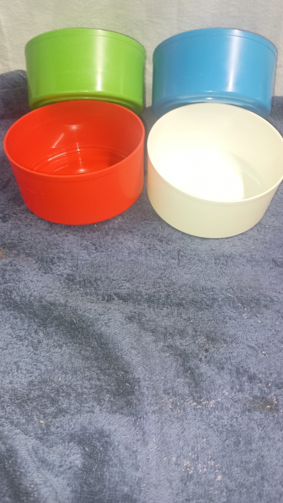 Vintage 1950s/60s Wilson Mfg Sunbury PA Plastic Containers Bowls Set of 4